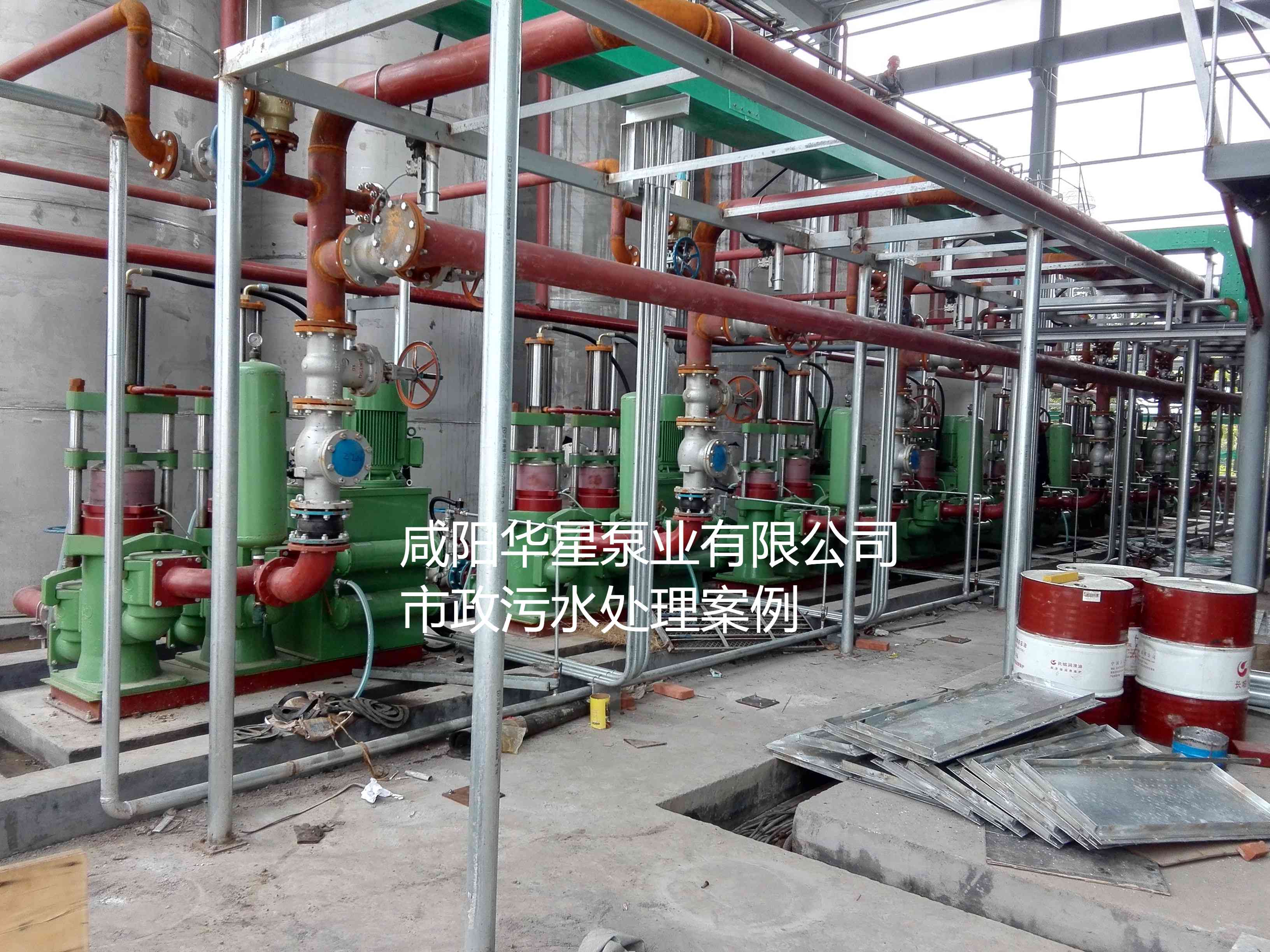 YB250陶瓷柱塞泥漿泵在市政污水處理廠案例-第三個(gè)客戶案例